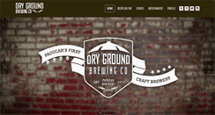 Desktop Screenshot of drygroundbrewing.com